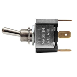 0-349-01 Changeover or On-Off-On Single-pole Toggle Switch 10A