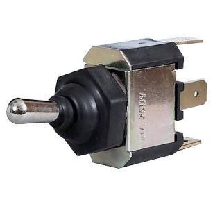0-349-40 Splash-Proof Changeover or On-Off-On Single Pole Switch 10A