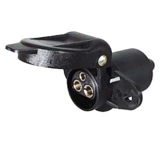 0-365-19 3-Pin (2 x 25A 1 x 5A) Trailer Style Socket