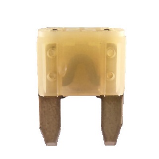 Durite 25A Neutral MINI Blade or Spade Automotive Fuse | Re: 0-372-25