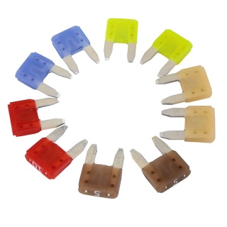 0-372-50 Pack of 10 Assorted Durite MINI Blade Fuses