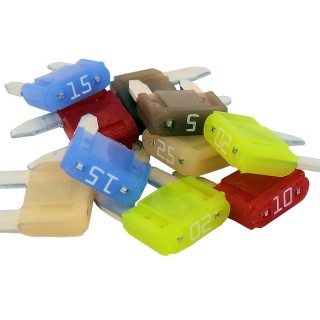 0-372-50 Pack of 10 Assorted Durite MINI Blade Fuses