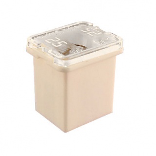 0-379-16 25A JCASE Automotive Low Profile Fuse White