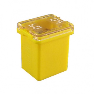 0-379-20 60A JCASE Automotive Low Profile Fuse Yellow