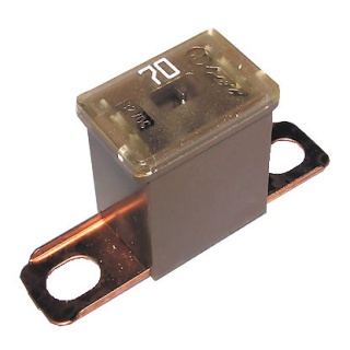 0-379-67 Brown Male PAL Short Leg Automotive Fuse 70A