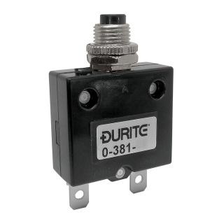 0-381-75 Durite 12V-24V Panel Mount Circuit breaker 25A