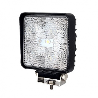 0-420-44 Durite 12V-24V DC 5 x 3W LED Black Work Lamp - IP67