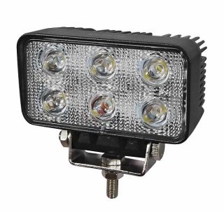 0-420-71 12V-24V 6 x 3W LED Compact and Powerful Work Lamp IP67
