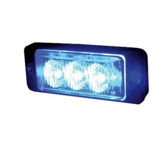 0 441 32 12V 24VDC High Intensity Blue LED Warning Light