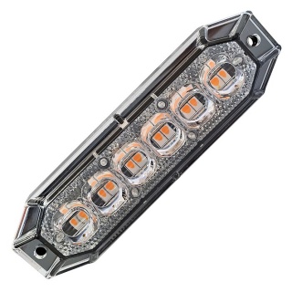 0-441-83 Durite 12 LED Amber Warning Light With 11 Flash Patterns