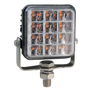 0-442-00 Durite 12V-24V R65 Square LED Amber Warning Light