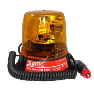 0-444-55 12-24V Rotating Beacon with Magnetic Base (50MPH)