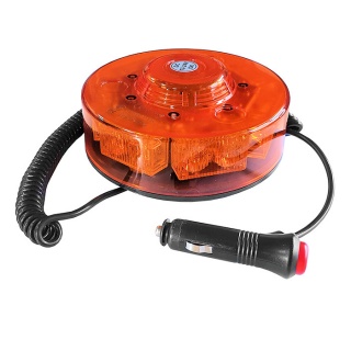 0-445-10 Durite 12V-24V Low Profile Amber LED Magnetic Beacon