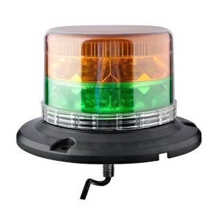 0-445-51 Durite Dual Colour Single Bolt LED Amber and Green LED Beacon