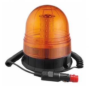 0-445-60 Durite 12V-24V Magnetic Base Multifunction Amber LED Beacon