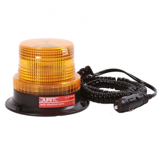 0-445-86 Low Profile LED Warning Beacon with Magnetic Base 12V to 110V
