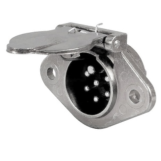 0-477-16 Clang 24N 7-Pin Plug for 24V Trailers
