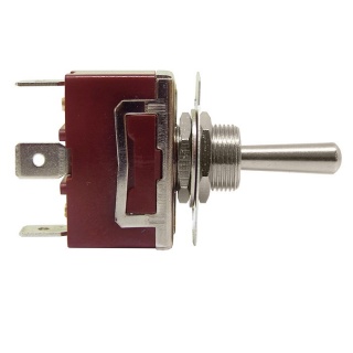 0-496-01 Momentary Changeover Toggle Switch 10A