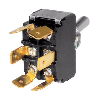 0-496-02 Momentary On Off Momentary On Double-pole Switch