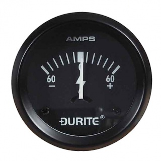 0-523-51 Durite 60-0-60 Amp Illuminated Ammeter 52mm Diameter