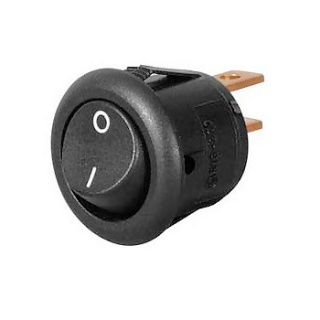 0-531-00 On-Off Single-pole Miniature Round Rocker Switch 6A