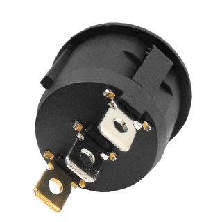 0-531-10 On-Off Single-pole Amber LED Round Rocker Switch 10A