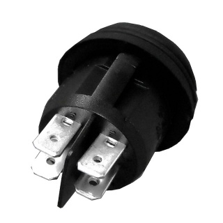 0-531-30 12V On-Off Single-pole Rocker Switch Amber LED 20A