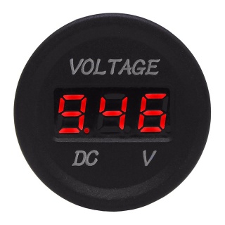 0-534-10 Durite 12V-24V Red LCD Battery Voltage Monitor