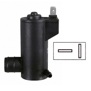 0-594-54 12V Vane Type Windscreen Washer Pump Bottle Push Fit