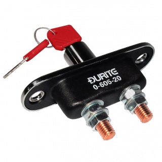 0-605-20 100A Rated at 24V Battery Isolator with Removable Key