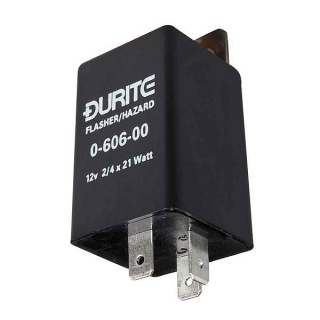 0-606-00 Durite 12V 2-4 x 21+5W Hazard Flasher Unit