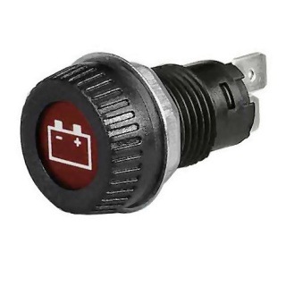 0-609-51 Red Battery Warning Light Supplied Without 9mm BA9s Bulb