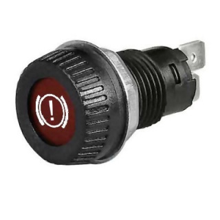 0-609-56 Red Brake Warning Light Supplied Without 9mm BA9s Bulb
