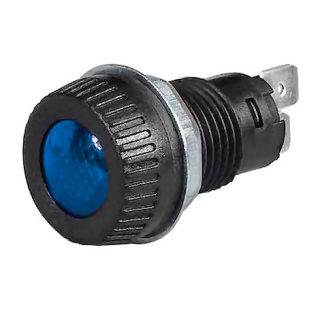 0-609-62 Blue Warning Light Without 9mm BA9s Bulb