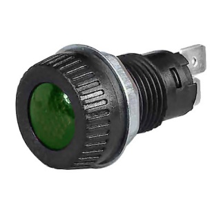 0-609-64 Green Warning Light Supplied Without 9mm BA9s Bulb