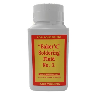 0-620-00 125ml Bottle of Baker's No. 3 Soldering Fluid