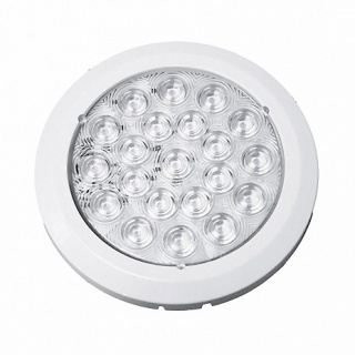 0-668-06 Durite 12V-24V DC White LED Roof Lamp