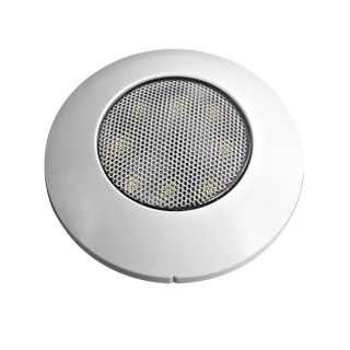 thumbnail image 2 of Bowers 92mm Round Recessed LED Light - 12V/24V Silver - Waterproof For Interior Or Exterior Use 2 of 5