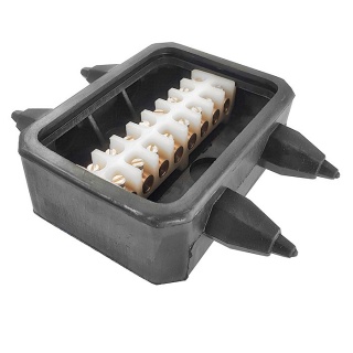 0-697-20 Durite 8-way Junction Box With Natural Rubber Housing
