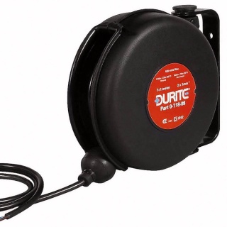 0-718-08 Retractable Cable Reel 240V Twin-core