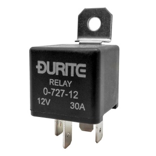 Durite 12V 30A Mini Make and Break Relay | Re: 0-727-12