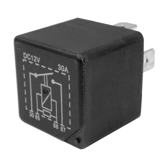 0-727-63 Durite 12V 30A Mini Make and Brake Relay with Resistor