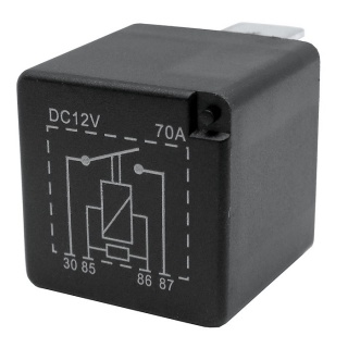 0-727-71 Durite 12V 70A Mini Heavy-duty Make and Break Relay with Resistor