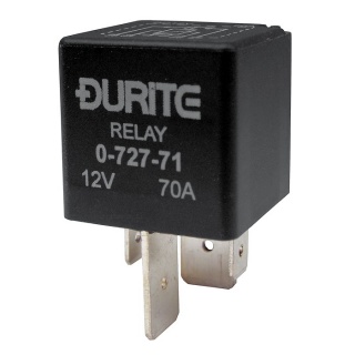0-727-71 Durite 12V 70A Mini Heavy-duty Make and Break Relay with Resistor
