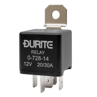 Durite 12V 30A-40A Changeover Relay with Diode | Re: 0-728-14