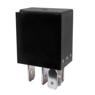 0-728-16 Durite 12V 15A-25A Micro Changeover Relay with Resistor