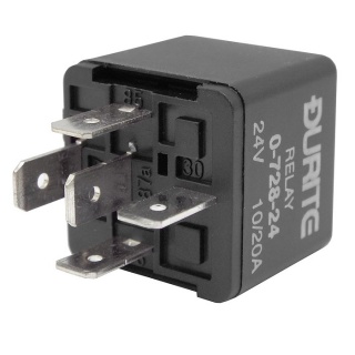 Durite 24V 10A-20A Mini Changeover Relay | Re: 0-728-24