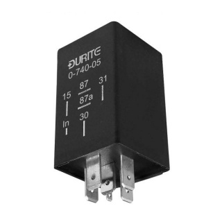 0-740-05 Durite 12V Pre-programmed Delay On Timer Relay 4 Second Delay