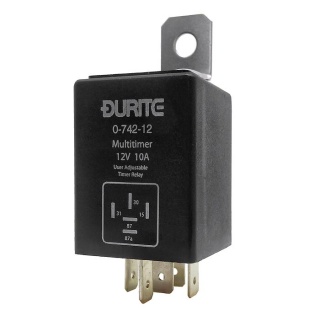 0-742-12 Durite 12V Adjustable Programmable Timer Relay