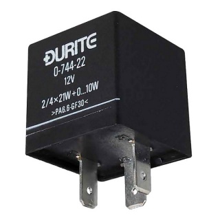 0-744-22 Durite 12V 2/4 x 21W Hazard Flasher Unit